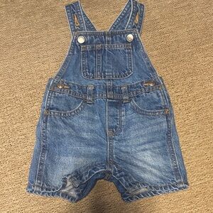 Denim Blue Kids Overalls. 6-12 months